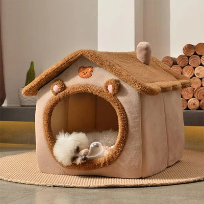 Panier type maison pour chat