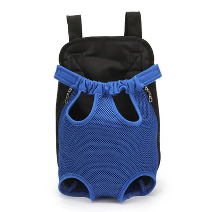 sac de transport bleu ventral chien