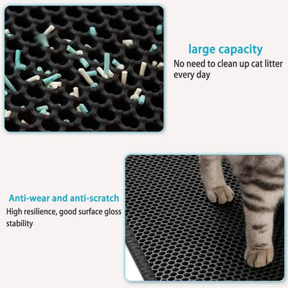 Tapis propreté litière chat