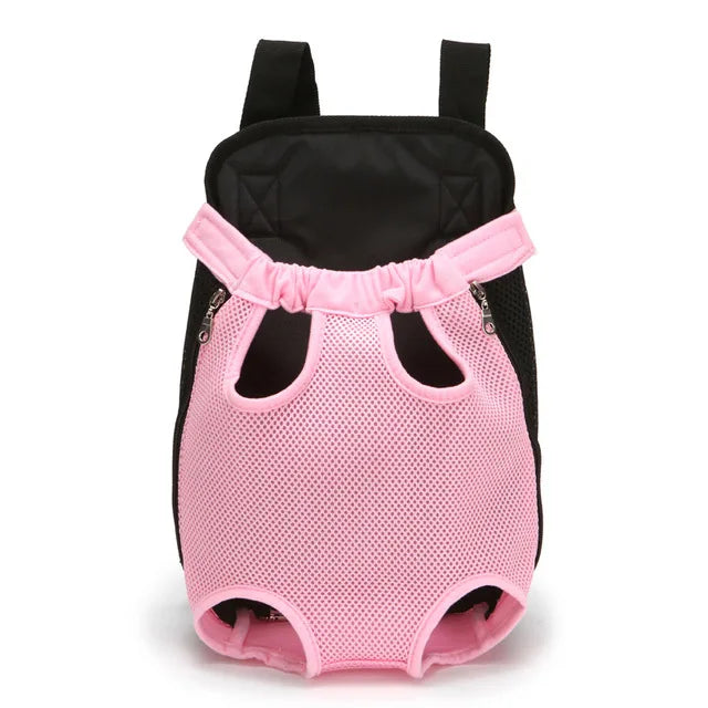 sac de transport rose ventral chien