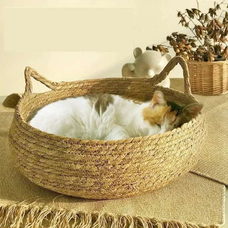 Panier en osier pour chien ou chat