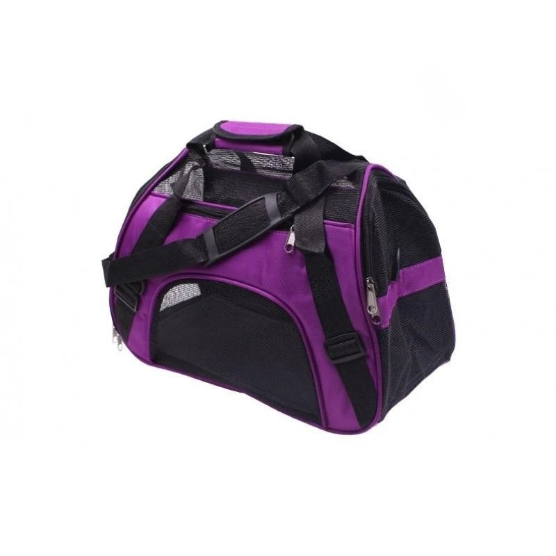 sac de transport voyage chat violet