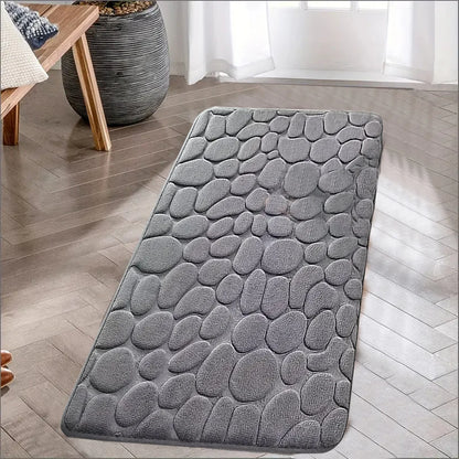 Tapis de sol gris effet mousse cuisine