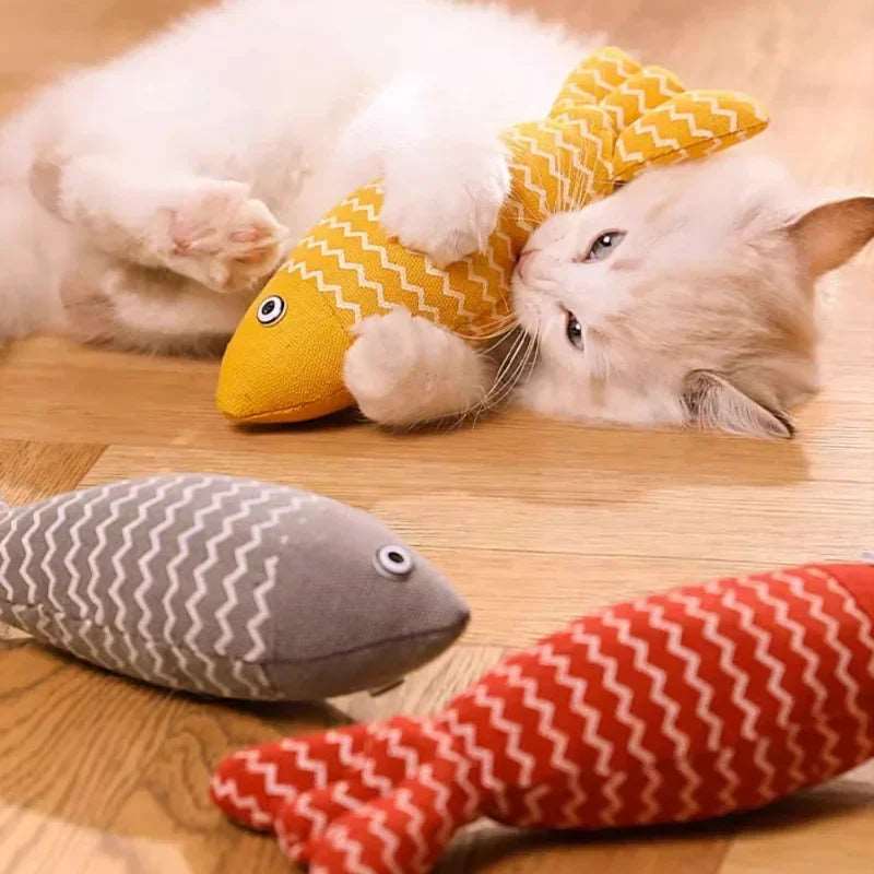 Jouet poisson pour chat