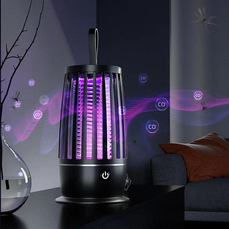 Lampe anti moustique rechargeable UV violet