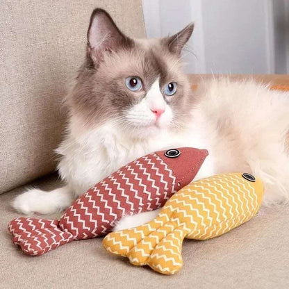 Jouet poisson pour chat