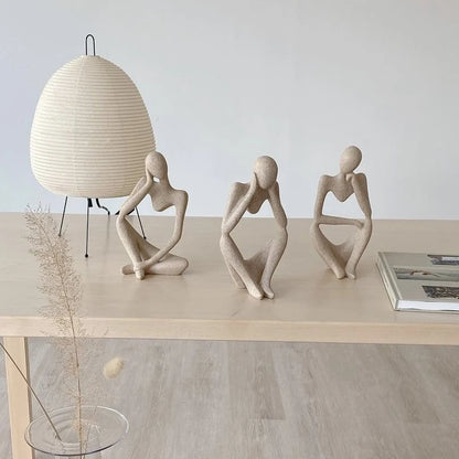 Figurines Art Abstrait Scandinave