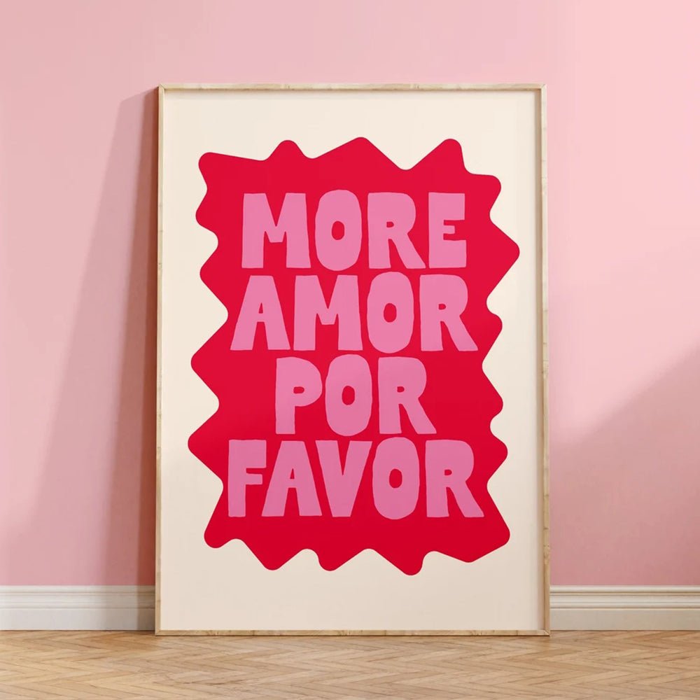 Affiche AMOR - DECOCIE BOUTIQUE