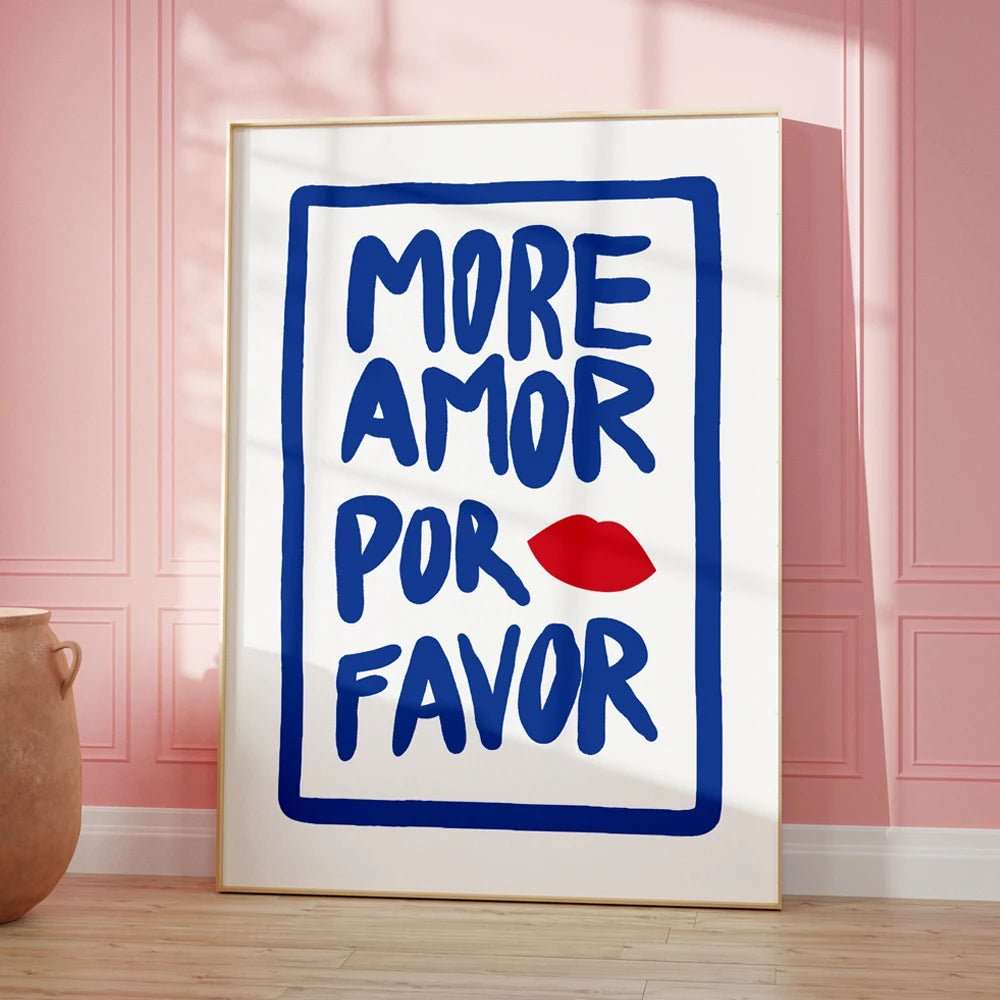 Affiche AMOR - DECOCIE BOUTIQUE