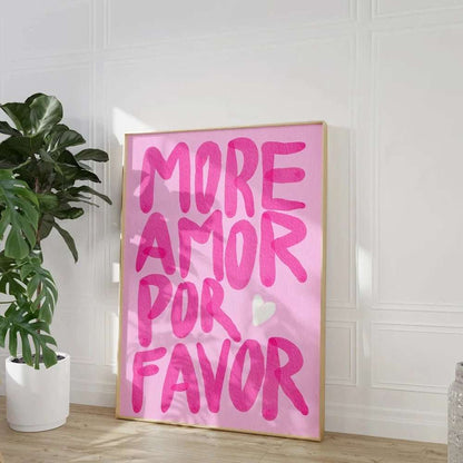 Affiche AMOR - DECOCIE BOUTIQUE