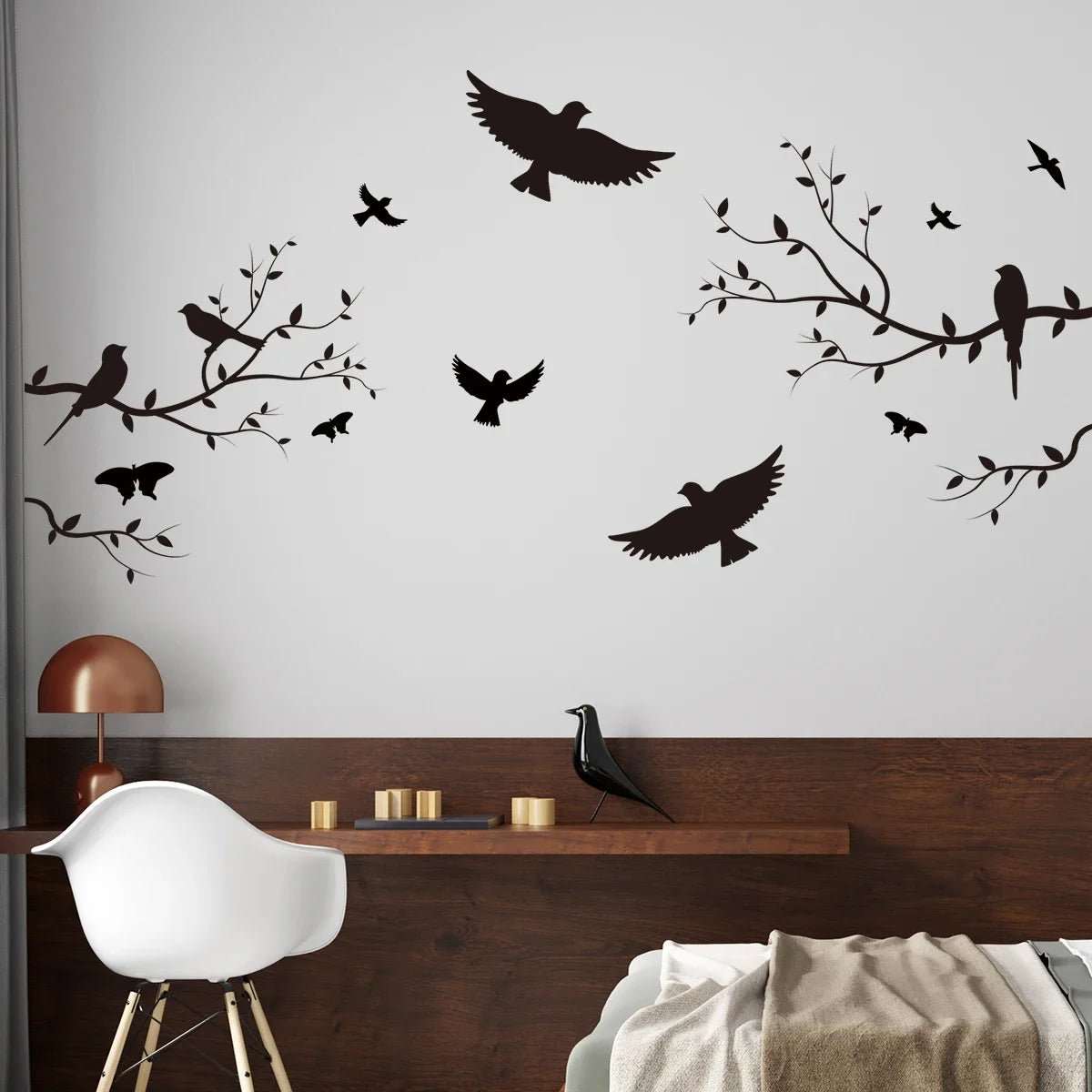 Autocollant mural oiseau - DECOCIE BOUTIQUE