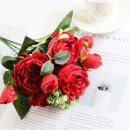 Bouquet de pivoines artificielles - DECOCIE BOUTIQUE