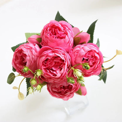 Bouquet de pivoines artificielles - DECOCIE BOUTIQUE